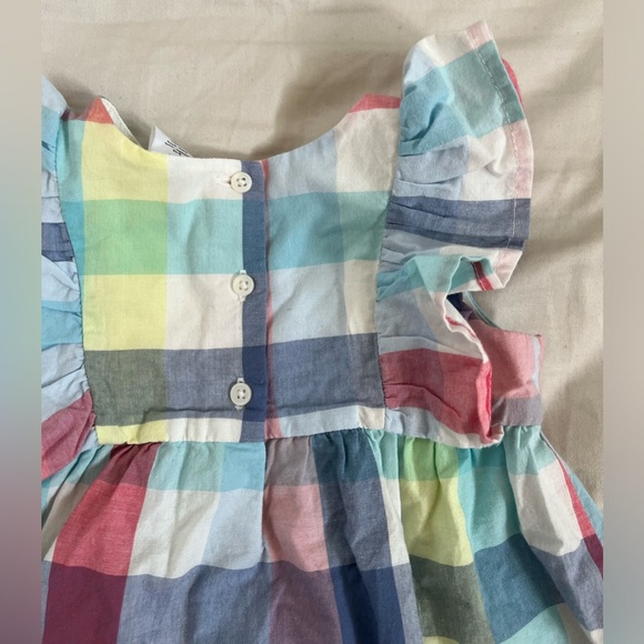 NWT babyGAP | infant toddler Flutter Sleeve Dress (6-12M) - Picture 3 of 4